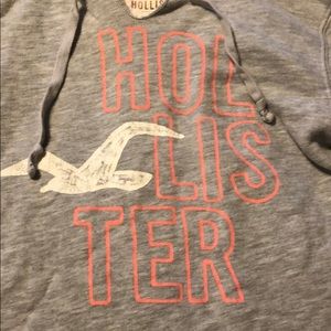 Grey Hollister Hoodie size small